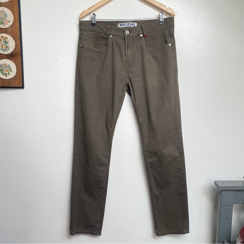 Mac Jeans Dark Green Chino Pants